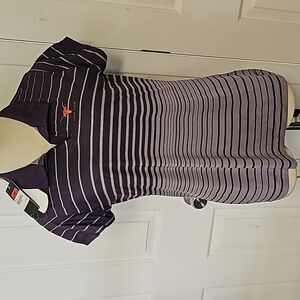 Women's Nike golf shirt NWT. Standard fit large. Purple‎ lavender print.